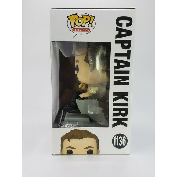 Funko 1136 CAPTAIN KIRK in Chair Star Trek Original Series TV Pop NEW Unopened - Picture 7 of 10